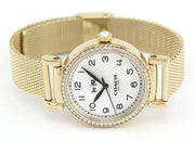 Coach Madison White Dial Gold Mesh Bracelet Watch for Women - 14502652
