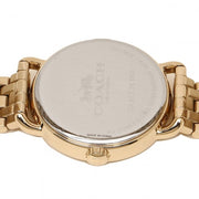 Coach Delancey Black Dial Gold Steel Strap Watch for Women - 14502813
