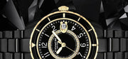 Coach Preston Black Dial Black Steel Strap Watch for Women - 14503461