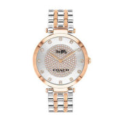 Coach Park Silver Dial Two Tone Steel Strap Watch for Women - 14503642