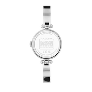 Gucci Diamantissima Quartz Diamonds White Dial Silver Steel Strap Watch For Women - YA141503