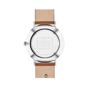 Coach Charles Silver Dial Brown Leather Strap Watch for Men - 14602152