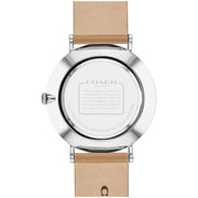 Coach Charles Black Dial Brown Leather Strap Watch for Men - 14602155