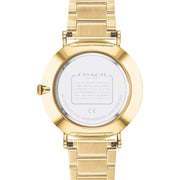 Coach Charles Silver Dial Gold Steel Strap Watch for Men - 14602430