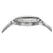 Emporio Armani Minimalist Quartz Blue Dial Silver Mesh Strap Watch For Men - AR11571