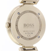 Hugo Boss Allusion Gold Dial Gold Steel Strap Watch for Women - 1502415