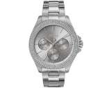 Hugo Boss Premiere Chronograph Silver Dial Silver Steel Strap Watch for Women - 1502442