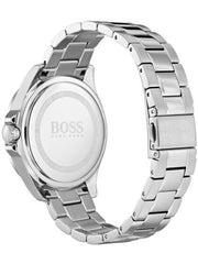 Hugo Boss Premiere Chronograph Silver Dial Silver Steel Strap Watch for Women - 1502442