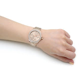 Hugo Boss Premiere Rose Gold Dial Rose Gold Steel Strap Watch for Women - 1502443