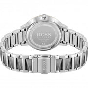 Hugo Boss Signature Grey Dial Silver Steel Strap Watch for Men - 1502569