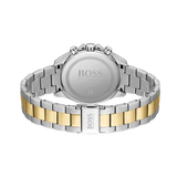 Hugo Boss Novia Chronograph Gold Dial Two Tone Steel Strap Watch for Women - 1502618
