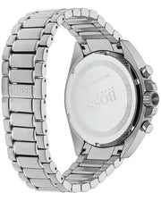 Hugo Boss Driver Chronograph Blue Dial Silver Steel Strap Watch for Men - 1513081