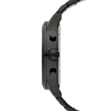Hugo Boss Aeroliner Chronograph Black Dial Black Steel Strap Watch for Men - 1513180