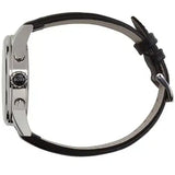 Hugo Boss Jet Chronograph White Dial Black Leather Strap Watch for Men - 1513282
