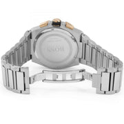 Hugo Boss Supernova Chronograph Grey Dial Silver Steel Strap Watch for Men - 1513362