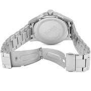 Hugo Boss Jet Chronograph Black Dial Silver Steel Strap Watch for Men - 1513383