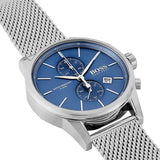 Hugo Boss Jet Chronograph Blue Dial Silver Mesh Bracelet Watch for Men - 1513441