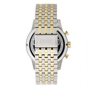 Hugo Boss Navigator Chronograph White Dial Two Tone Steel Strap Watch for Men - 1513499