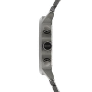 Hugo Boss Architectural Chronograph Blue Dial Grey Steel Strap Watch for Men - 1513574