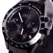 Hugo Boss Talent Chronograph Ceramic Black Dial Black Steel Strap Watch for Men - 1513581