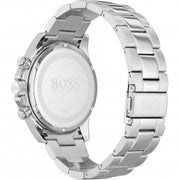 Hugo Boss Rafale Competitive Sport Chronograph Silver Dial Silver Steel Strap Watch for Men - 1513511