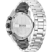 Hugo Boss Vela Diver Chronograph Blue Dial Silver Steel Strap Watch for Men - 1513775