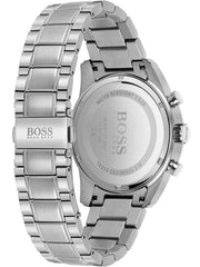 Hugo Boss Skymaster Chronograph Blue Dial Silver Steel Strap Watch for Men - 1513784