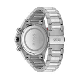 Hugo Boss Globetrotter Chronograph Blue Dial Silver Steel Strap Watch for Men - 1513823