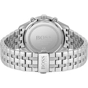 Hugo Boss Associate Chronograph Blue Dial Silver Steel Strap Watch for Men - 1513839
