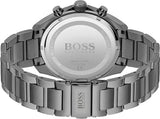 Hugo Boss Distinct Chronograph Grey Dial Grey Steel Strap Watch for Men - 1513858