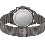 Hugo Boss Associate Chronograph Grey Dial Grey Mesh Bracelet Watch for Men - 1513870
