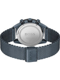 Hugo Boss Pilot Edition Chronograph Blue Dial Blue Mesh Bracelet Watch for Men - 1513887