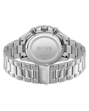 Hugo Boss Admiral Chronograph Blue Dial Silver Steel Strap Watch for Men - 1513907