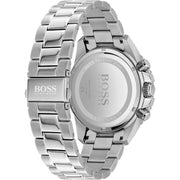 Hugo Boss Admiral Chronograph Blue Dial Silver Steel Strap Watch for Men - 1513907