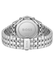 Hugo Boss Associate Chronograph Green Dial Silver Steel Strap Watch for Men - 1513975