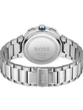 Hugo Boss Admiral Chronograph Blue Dial Silver Steel Strap Watch for Men - 1513907