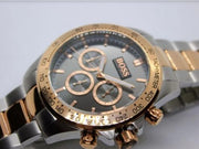 Hugo Boss Ikon Chronograph Grey Dial Two Tone Steel Strap Watch for Men - 1513339