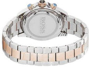 Hugo Boss Ikon Chronograph Grey Dial Two Tone Steel Strap Watch for Men - 1513339