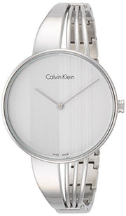 Calvin Klein Drift Silver Dial Silver Steel Strap Watch for Women - K6S2N116