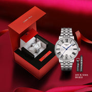 Tissot Carson Premium Silver Dial Silver Steel Strap Watch for Men - T122.417.11.033.00