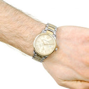 Burberry The Classic Gold Dial Two Tone Steel Strap Watch for Men - BU10011