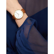 Tissot T Classic Everytime White Dial Brown Leather Strap Watch For Men - T109.410.36.031.00