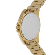 Michael Kors Bradshaw Quartz Gold Dial Gold Steel Strap Watch For Women - MK6555