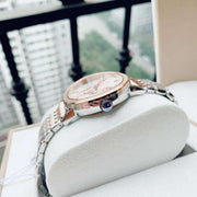 Versace Virtus Quartz White Dial Two Tone Steel Strap Watch for Women - VEHC00519