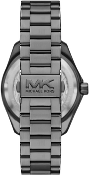 Michael Kors Maritime Three-Hand White Dial Grey Steel Strap Watch for Men - MK9163