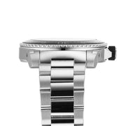 Gucci Dive Quartz Black Dial Silver Steel Strap Watch For Men - YA136221