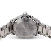 Tag Heuer Aquaracer Quartz Mother of Pearl White Dial Silver Steel Strap Watch for Women - WBD1411.BA0741