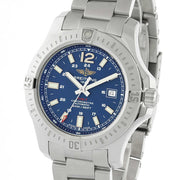 Breitling Colt Automatic 44mm Blue Dial Silver Steel Strap Mens Watch - A1738811/C906/173A