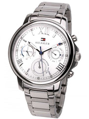 Tommy Hilfiger Claudia Silver Dial Silver Steel Strap Watch for Women - 1781741