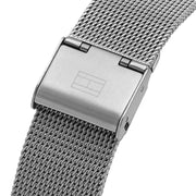 Tommy Hilfiger Blake Quartz Grey Dial Silver Mesh Bracelet Watch for Men - 1782304